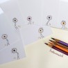 Sprachmonster Grußkarte Einladungskarte Geburtstag Zeichnungen innen